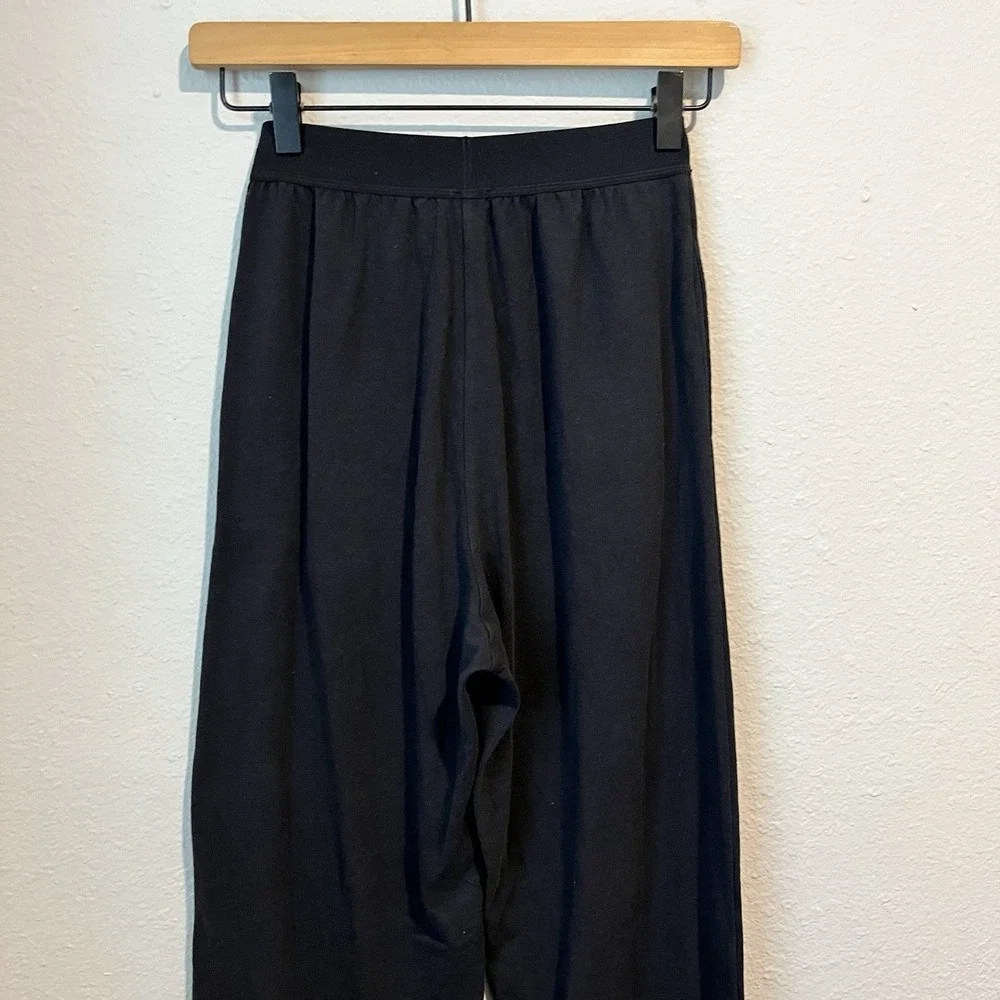 SKIMS Boyfriend Loose Lounge Pants ONYX Size XXS Modal Cotton Spandex Blend